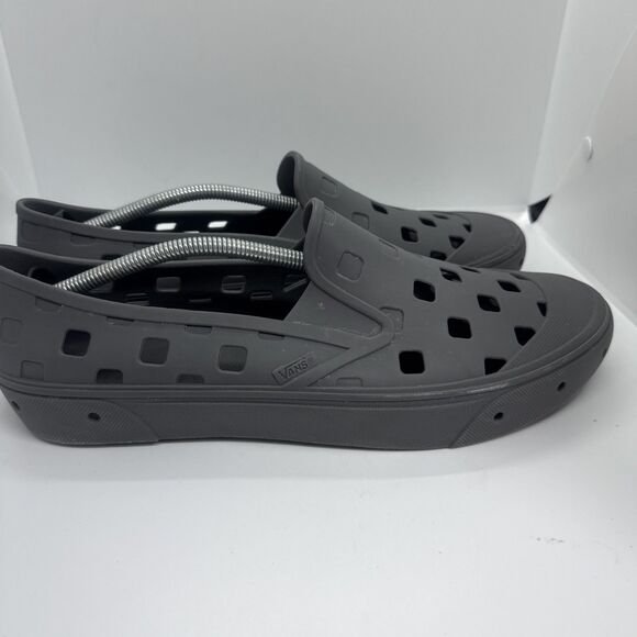VANS Trek Slip-On Gray Rubber Water Shoes Boat Beach Outdoor Men's Size 13 - Picture 2 of 7